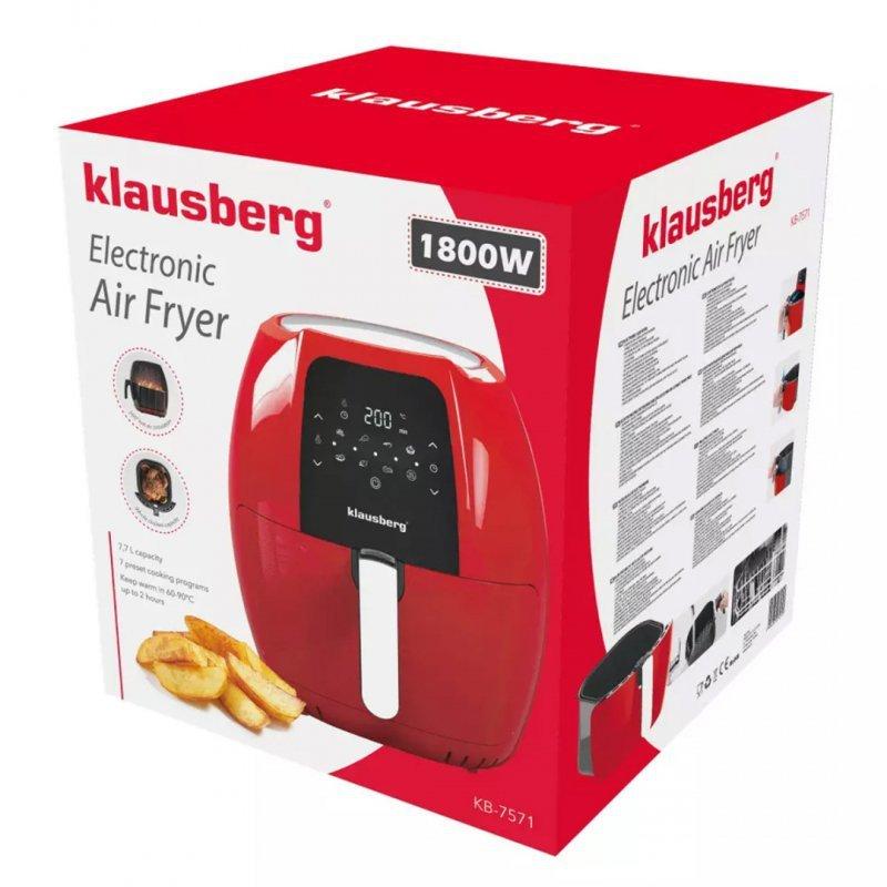 Airfryer Fedtfri 1800W 7,7L Klausberg Kb-7571