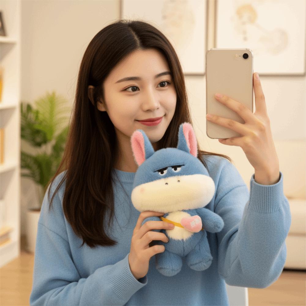 Kawaii Style Donkey Plush Toy Funny Design Cute Plush Toy Popular Cartoon Plush Toy  Birthday Gift