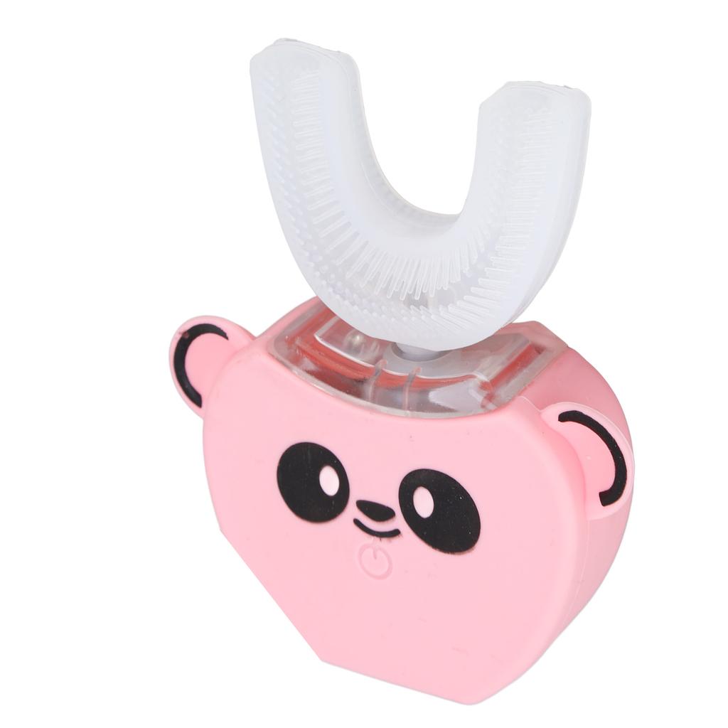 Kinder Automatische Elektrische Zahnbürste Silikon Smart Wiederaufladbare U Typ Mund Reiniger für 360