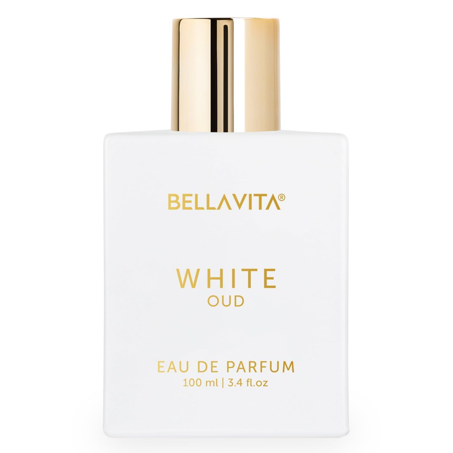 BELLAVITA White Oud 100ml | Long Lasting Unisex Perfume | Perfume for Man and Woman | Eau De Parfum | Orange, Patchouli, Musk | Oud, Citrus & Spicy