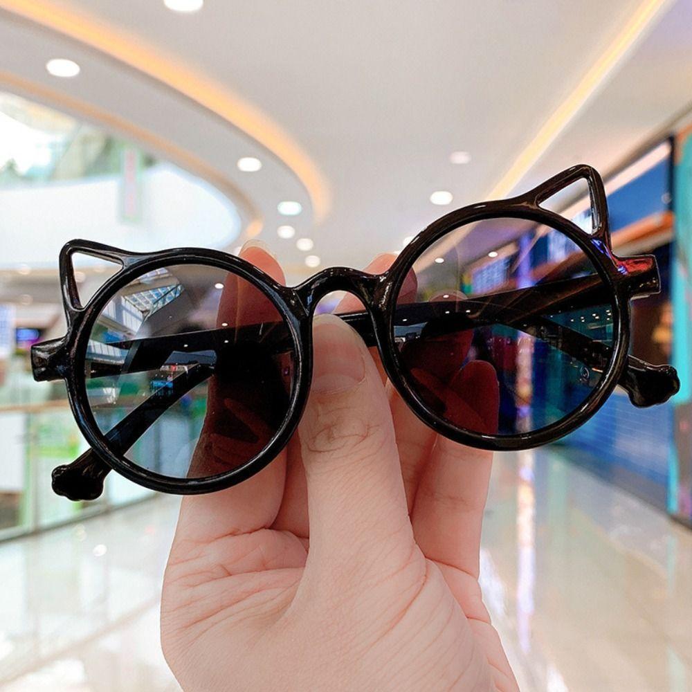 Retro Circular Frame Kids Sunglasses Uv400 Protection Ocean Lenses Summer Shades Beach Travel Streetwear Eyewear For Boy & Girl