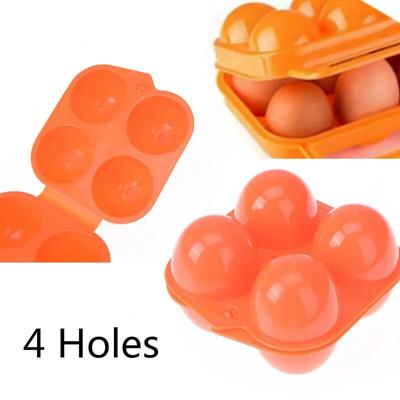 Přenosný kempingový nosič na 4 vejce Kufr Box Kuchyně Praktická nádoba Krabice na uskladnění vajec Kontejner Venkovní turistika