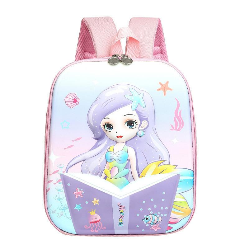 Adorable Cartoon Eva Backpack For Kids With Cute Princess Mermaid Design