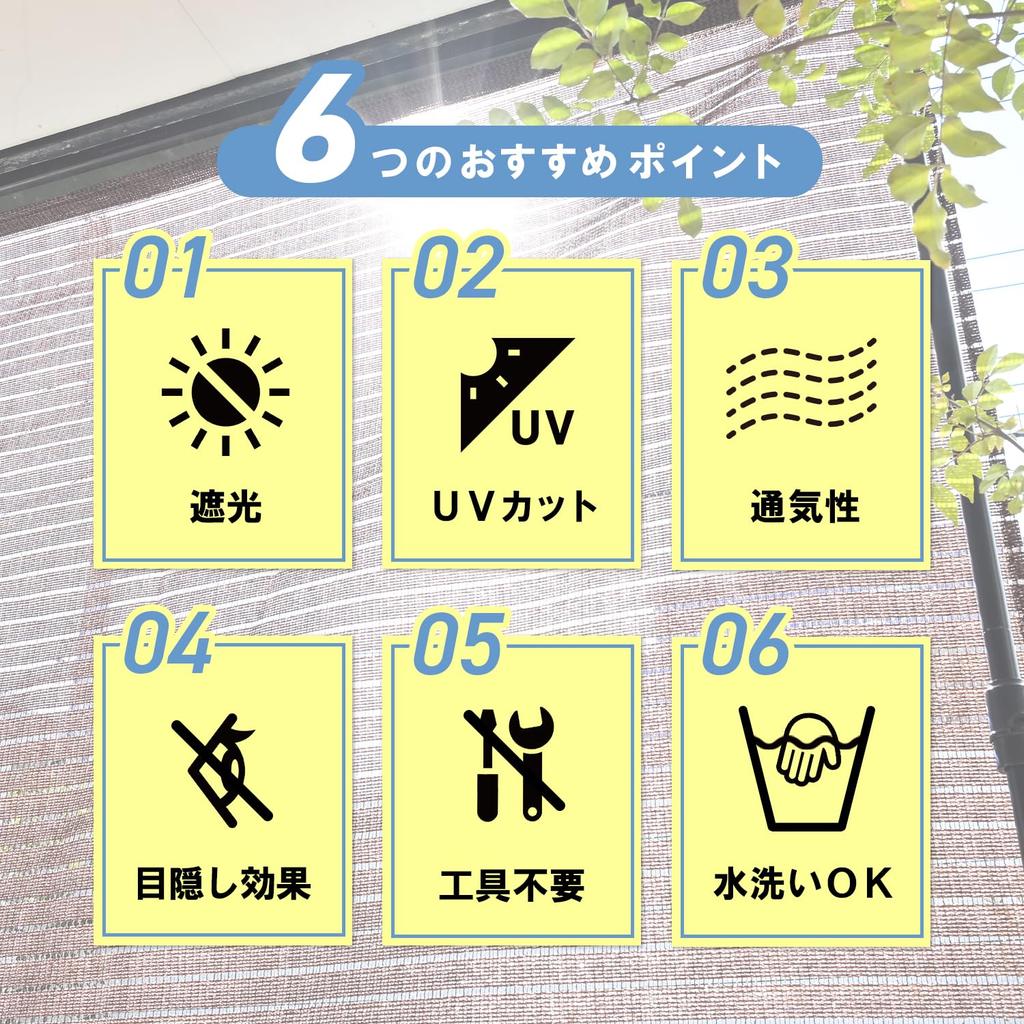 YAMAZEN 200 x 200 8 Approximately UV Includes Two Mounting Cooling Sunshade, cm, Washable, Grommets, 75% Protection, 3-meter Ropes, Energy-Saving,