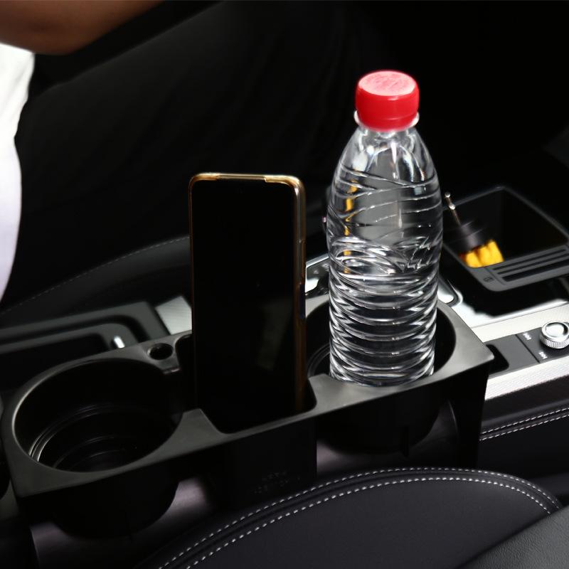 Multifunctional Car Cup Holder & Armrest Organizer with Phone Storage
