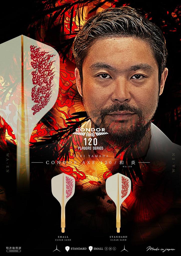 CONDOR AXE 120 Waen Small S CLEAR SAND Condor Axe 120 by Yuki 3 blades Yamada,