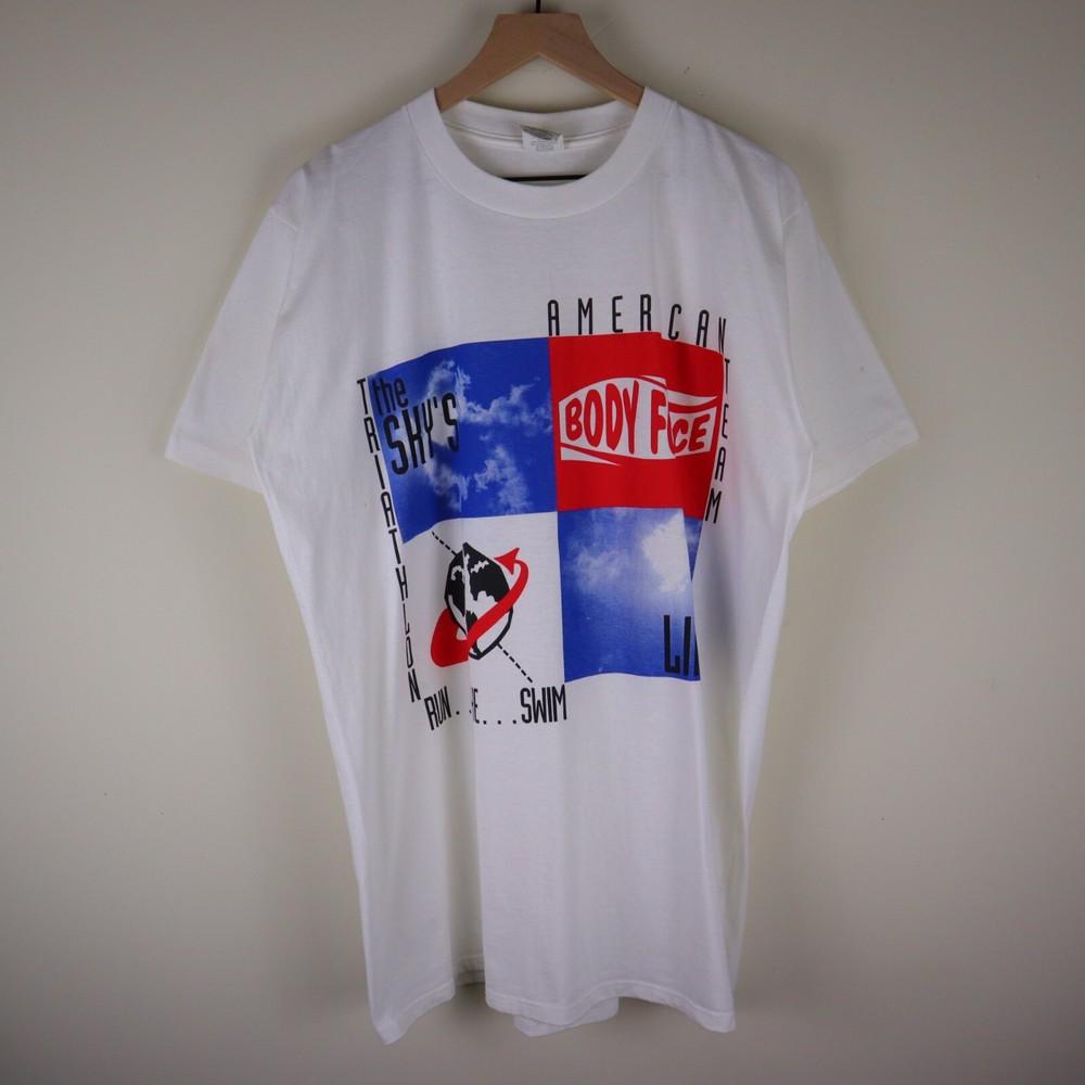 

Vintage 90s Body Force Triathlon American Team Shirt NWT Adult XL 23x31.5 Unisex T-Shirt XXL