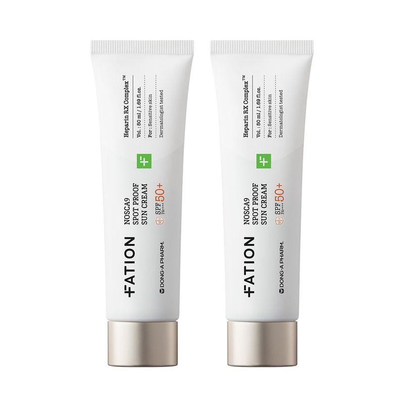

Fation Nosca9 Spot Proof Sun Cream 50ml X 2
