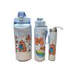 3Pcs New Plastic Capybara Water Cup Cartoon Portable Straw Mug with Lanyard Water Bottle Gifts