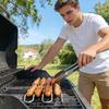 Ролик для гриля BBQ з нержавіючої сталі для ковбасок та овочів, для рівномірного приготування їжі, легко чиститься, стійкий до іржі, інструмент для приготування на відкритому вогні