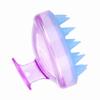 Silikonowy Szampon Skóra Głowy Prysznic Kąpiel Mycie Włosów Masaż Masażer Szczotka Grzebień Fioletowy
