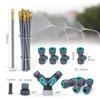 3/8" PE Hose Flexible 360° Bending Adjustable Atomization Nozzle Irrigation Set Quick Connection Garden Spray Watering System