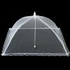 Large Pop-Up White Mesh Food Cover Tent - Foldable, Washable, Transparent Mesh, Ideal for Outdoor Picnics, BBQs, & Parties, Protects from Insects
