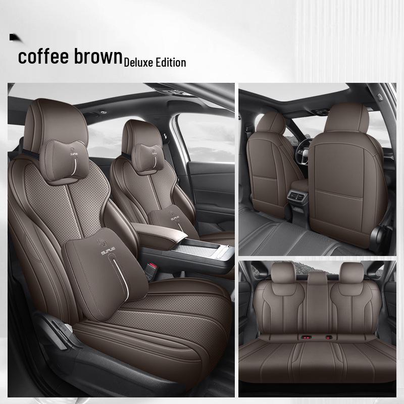 BYD E7 All-Season Full Leather Car Seat Cushion (Universal Fit)