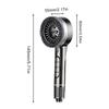 High Pressure Shower Heads Water Softener Shower Head High Pressure 4-Mode Replacement Filtration Showerhead for Bathroom