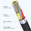 Durability Braided USB to USB C Cable for Phone 15/16 6A 66W Charging Cord Data Transmission with Right Angle Design