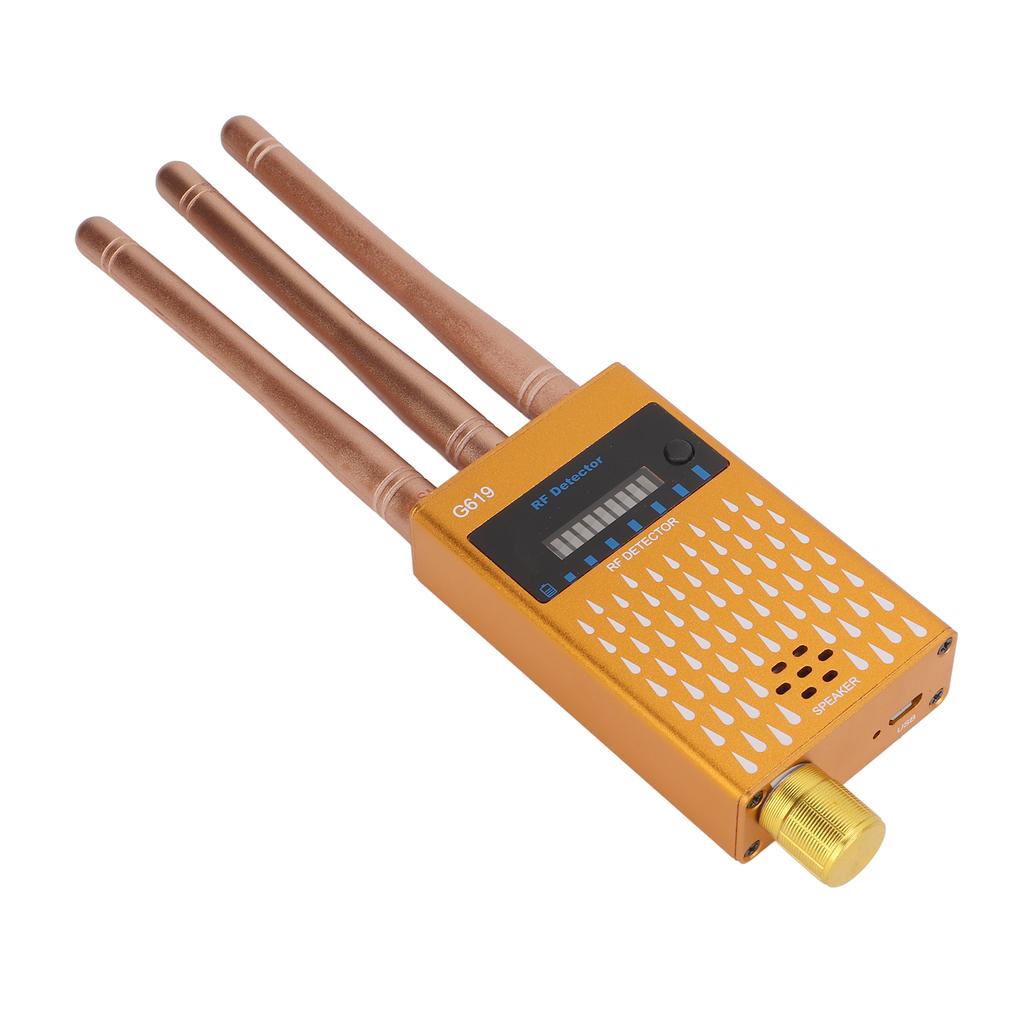 Kameradetektor 3 Antennen Hochempfindlicher Chip 1MHz bis 8000MHz HF-Signalscanner Gerät für Unternehmen