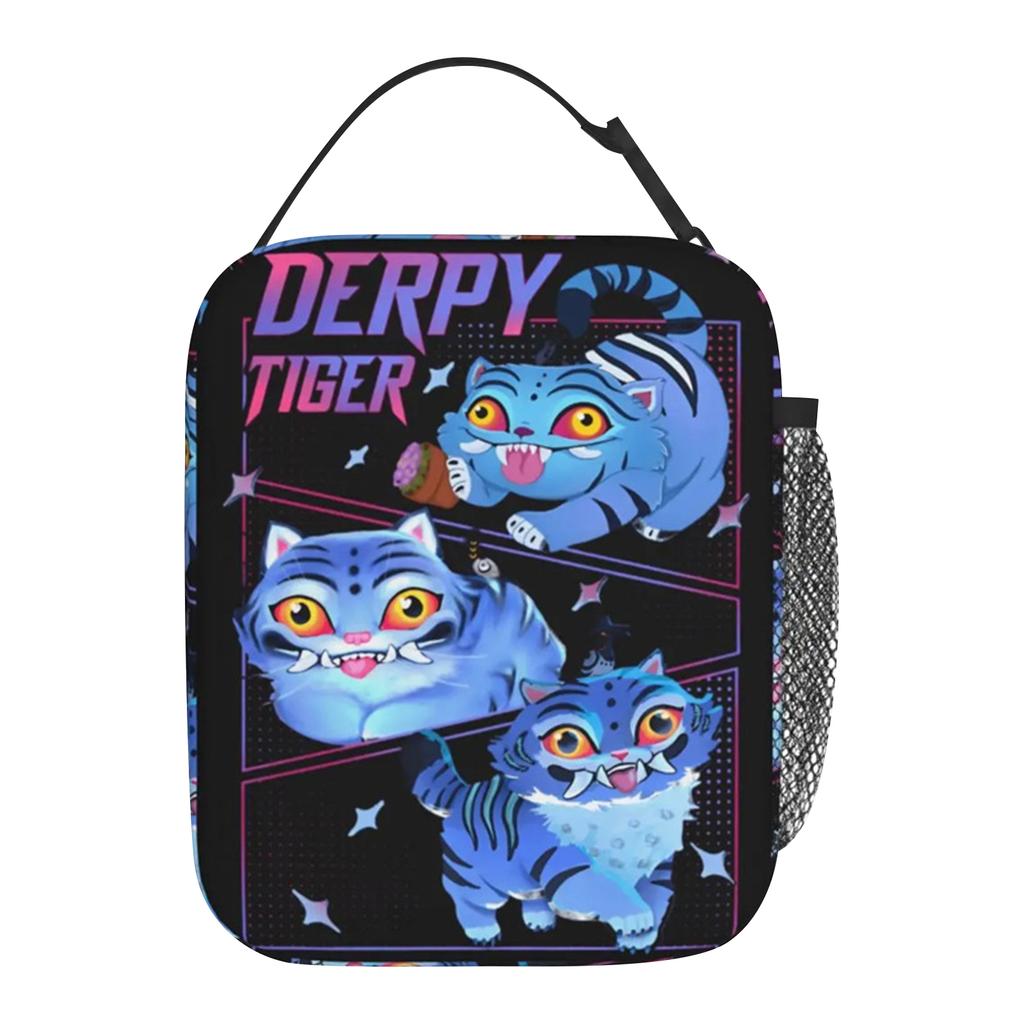 Lunch Bag Outdoor Picnic Lunch Box Retro Graphic Design Tote Food Bags Oxford Portable Insulated Cooler Bag