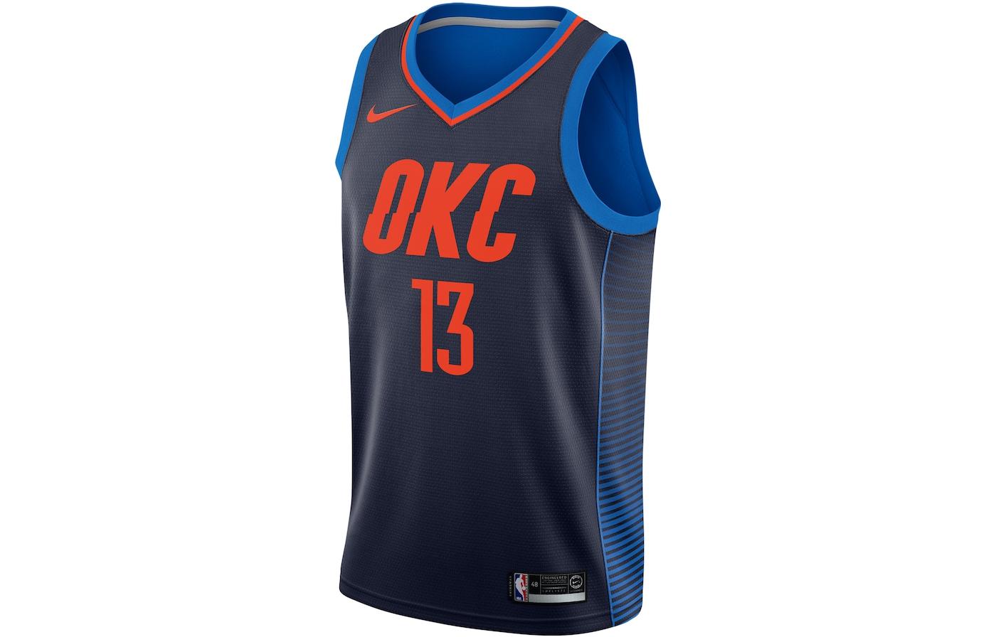 Мужская баскетбольная майка Nike Синяя 877216-422 M