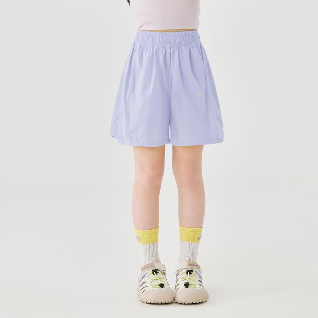Girls Summer Ice Silk Wide Leg Shorts Quick Dry Athletic Casual Pants Big Kids Breathable Thin Trousers
