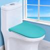 Toilet Dust Cover Solid Color Firm Elastic Strap Seasonal Toilet Cover Home Style Toilet