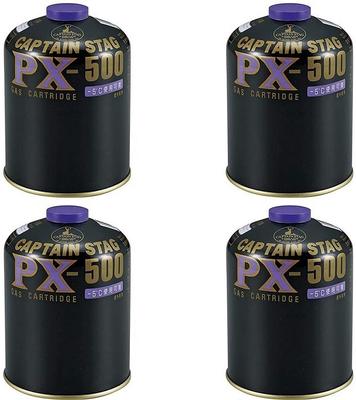 [Amazon.co.jp Exclusive] Captain Stag PX-500 Regular Gas Cartridges (Set of 4) UZ-12109