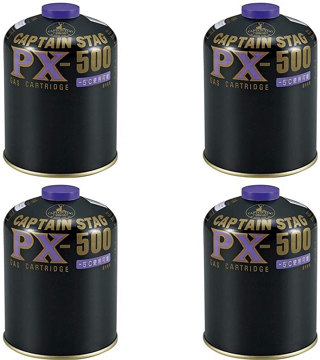 

[Amazon.co.jp Exclusive] Captain Stag PX-500 Regular Gas Cartridges (Set of 4) UZ-12109