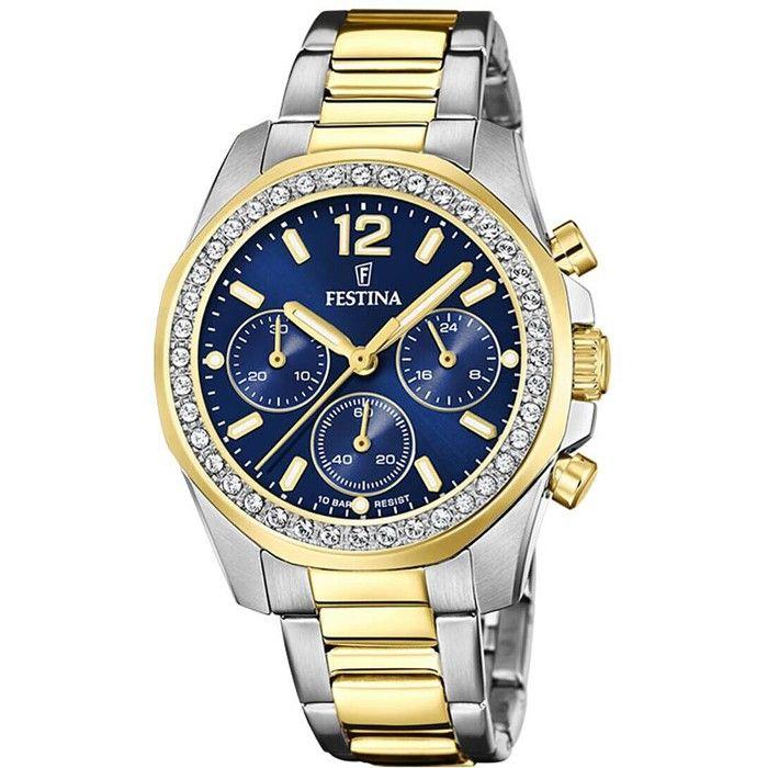 Montres - Festina - F20607/2 - Élégante - Quartz - Résistante à l'eau