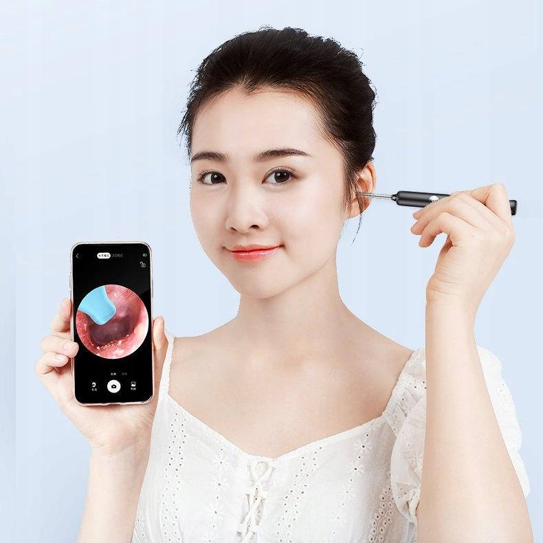 Smart Otoscope Ear Cleaner Camera Wax Removal WIFI Android IOS 5MP