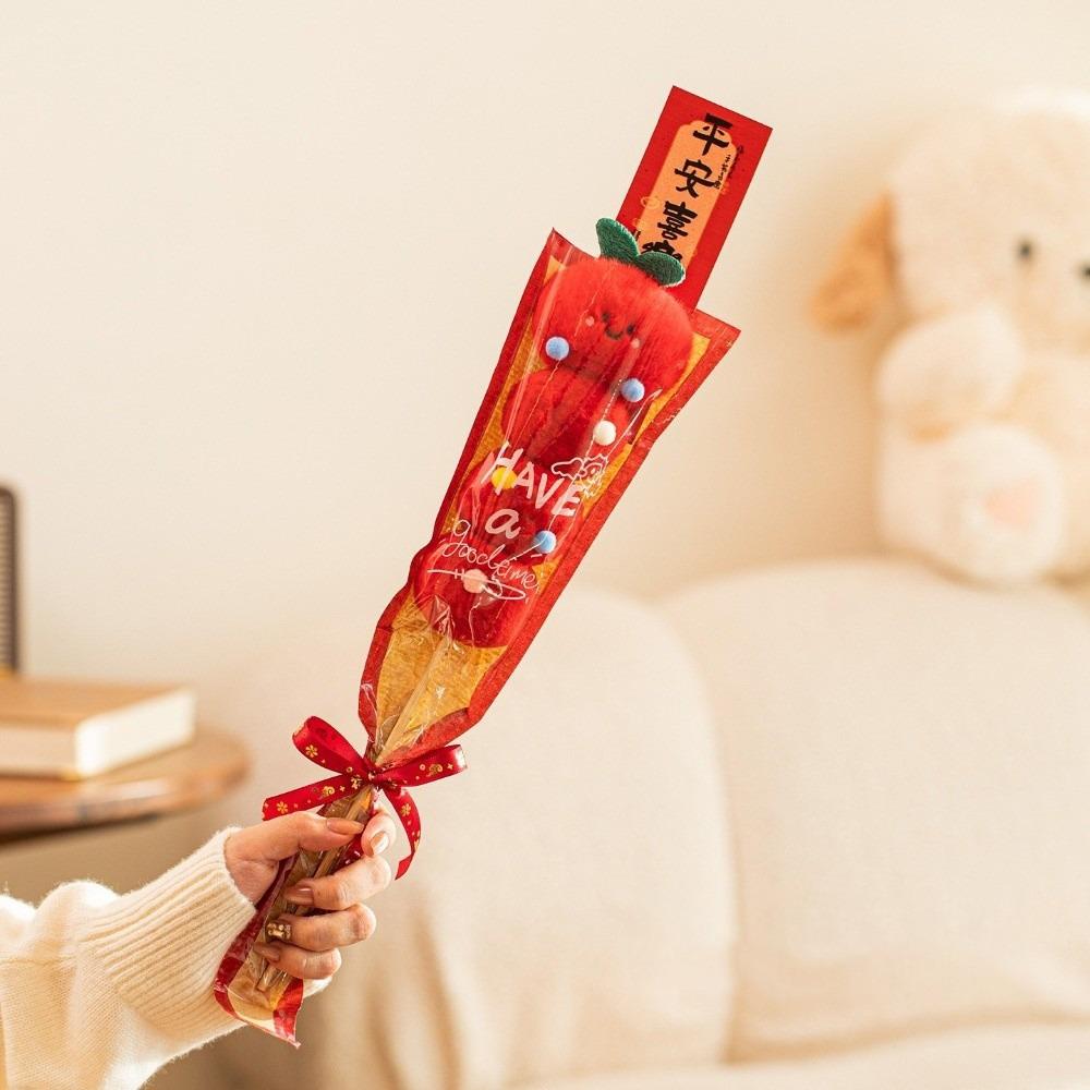 Red New Year's Candied Hawthorn Decorations Candied Hawthorn Decoration Candied Hawthorn Ornament Cartoon Home Decor