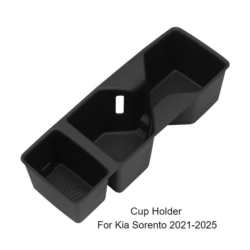 For Kia Sorento 2021-2025 Central Console Storage Box Organizer Storage Case In Front of Armrest Box Auto Interior Accessories