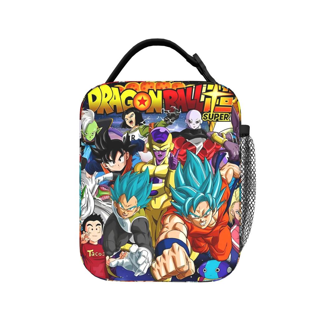 Goku Plus Shenron Borsa Termica per Pranzo Borsa Frigo Riutilizzabile, Contenitore per Pranzo Kakarot DBZ Borsa Spaziosa Porta Pranzo Borsa per Cibo Lavoro Gite