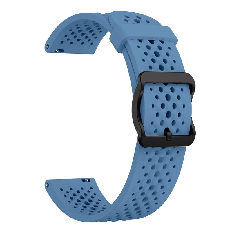 22mm Silicone Band For Amazfit BALANCE 2/Bip 6 5 Strap For Amazfit GTR 4 3 Pro 2 2e/Stratos 3 2 2S/CHEETAH Breathable Watchband