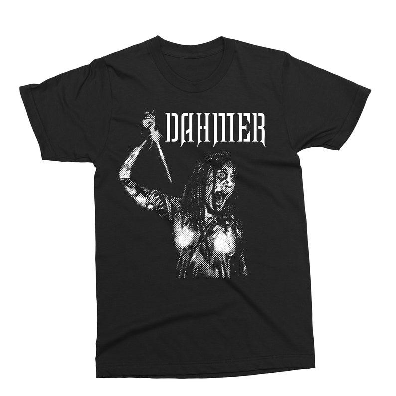

230 Gsm 100% Cotton Dahmerstabber Shirt Grindcore Mesrine Crust Gore Canada XXS чёрный