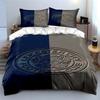 Leicester City FC Logo Bedding Set Bedding Set (1 Duvet Cover, 2 Pillowcases, Duvet Not Included)