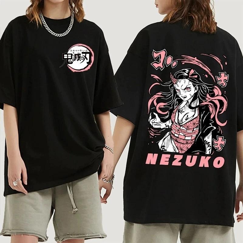 

Demon Slayer Kamado Nezuko Anime Manga T-Shirt Tee Costumes Cotton Cotton 3XL
