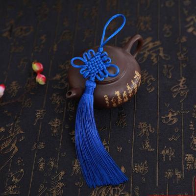 Kleine Größe Chinesischer Knoten Quaste Chinesischer Stil DIY Handgefertigt Chinesischer Knoten Anhänger Polyester Traditionell Geschenkbox Anhänger