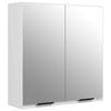 Vidaxl Bathroom Cabinet with Mirror, White, 64X20X67 Cm