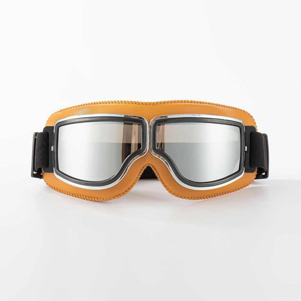 Trendy Retro Harley-Style Windproof Motorcycle Goggles with Sun Protection