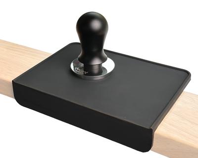 Espresso Tamping Mat Zwart Siliconen Voedselveilig Pad 20 X 15 cm, Koffie Tamper Mat