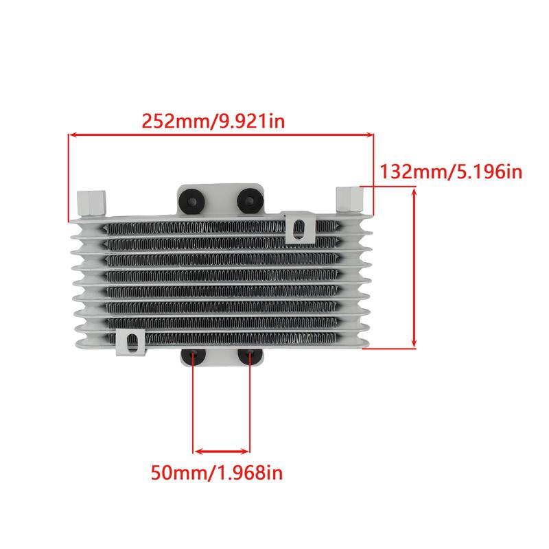 Enduro Motorcycle 125ML Oil Cooler Radiator Dirt Bike ATV 125CC-250CC Universal Oil Cooler Adapter Aluminum Engine Accessories