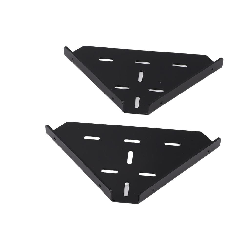 Shower Corner Shelf Triangle Matte Black Finish Acrylic Wall Mounted Coner Floating Shelf for Bathroom Kitchen