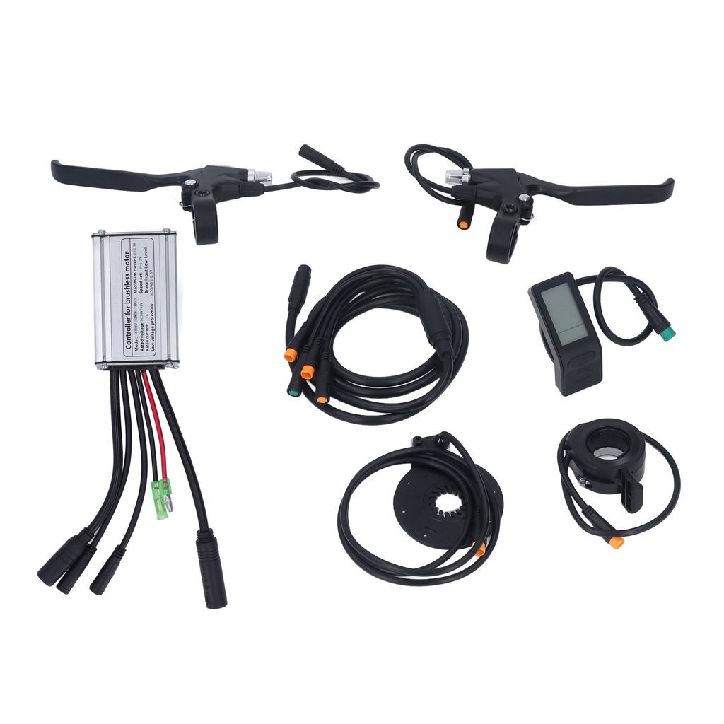 Electric Bike Modification Kit Waterproof 15A Controller LCD4 Panel Kit for 250W Motor
