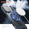 For IPhone 11 12 13 14 15 16 17 Pro Max Air XR 16E 16 Plus Lens Cover Bracket Wireless Charging Magnetic Back Cover Phone Case
