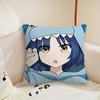 Comic BBocchi The Rock  cushion cover Pillow Case Plush Fabric Soft Double Sided Print Sofa Cushion Cover Throw Pillow Covers