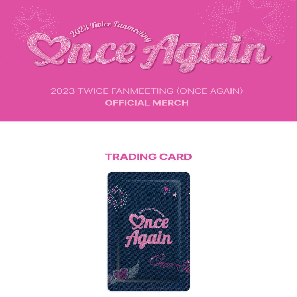 

Оформите предзаказ Коллекционная карточка «TWICE 2023 Fanmeeting Once Again»
