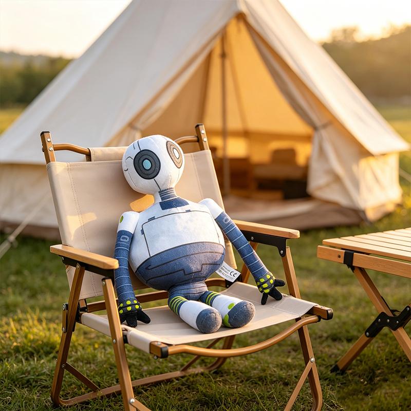 38cm Roztomilý Kreslený Robot Plyšová Panenka Měkká Nadýchaná Figurka Hračka Sběratelská Dekorace Pro Narozeniny Vánoční Dárek