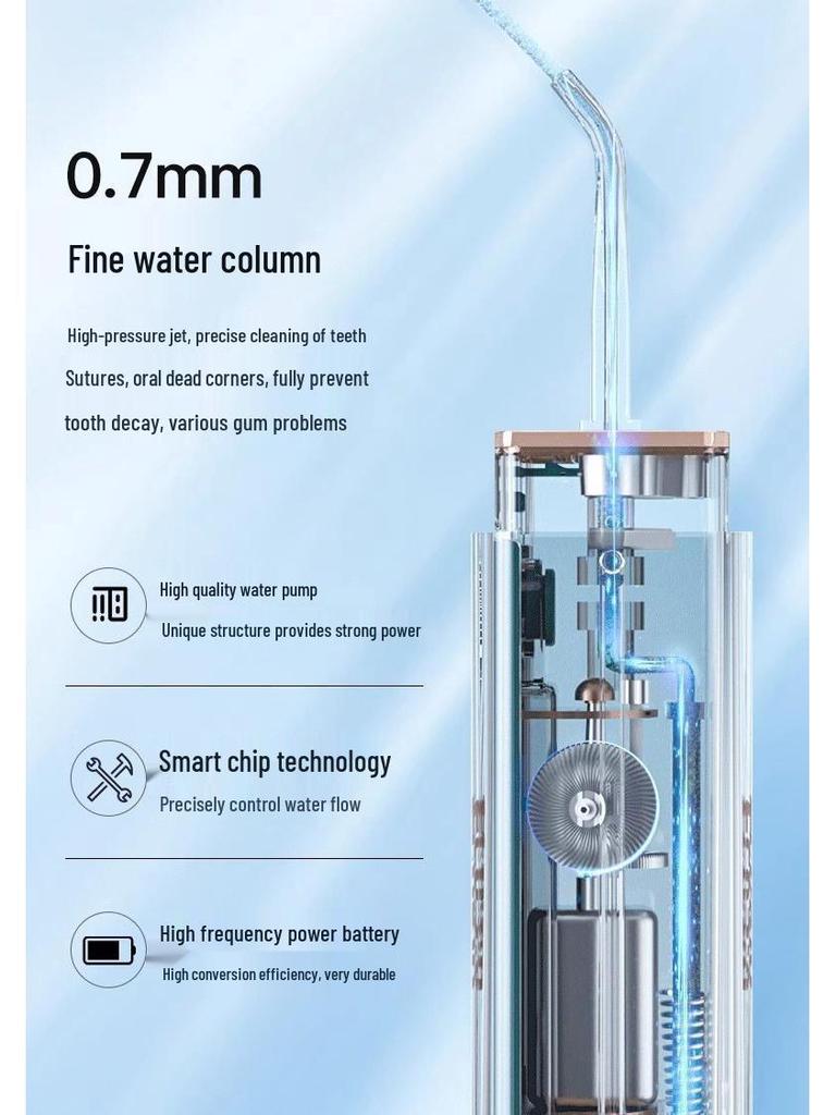 Portable Electric Water Flosser for Adults