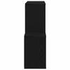 Wall Shelf Black Oak Look 76 x 15 x 53 cm Engineered Wood