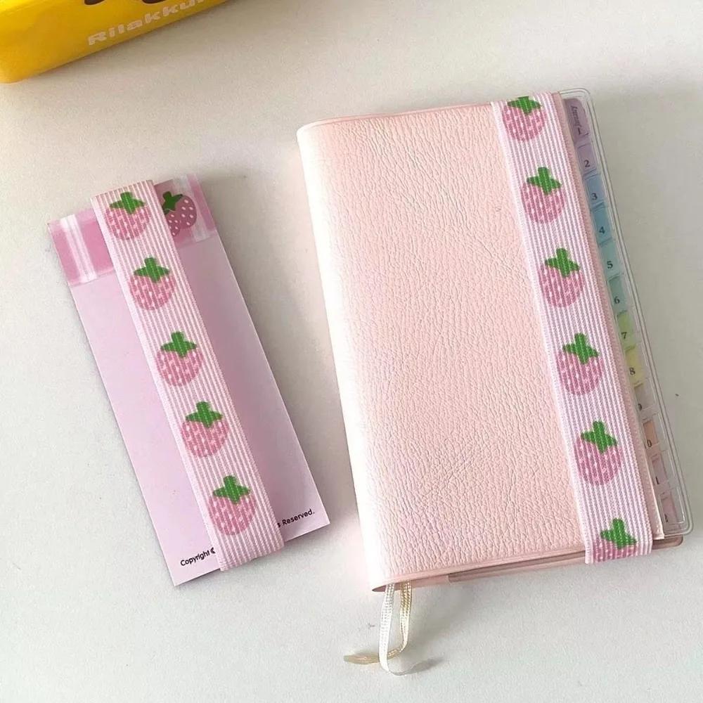 Elastic Strap for A7 M5 Planner Notebook Kawaii Straps for Scrapbookin Loose-leaf Notebook INS Style Storage Accessory
